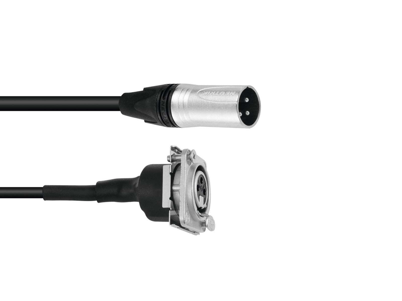 PSSO Cavo patch XLR(M)/XLR(F) S 1m nero - 30227880