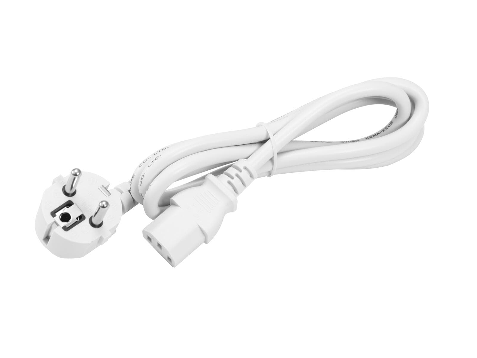 OMNITRONIC Cavo di alimentazione IEC 3x1.0 1.2m wh - 30235213