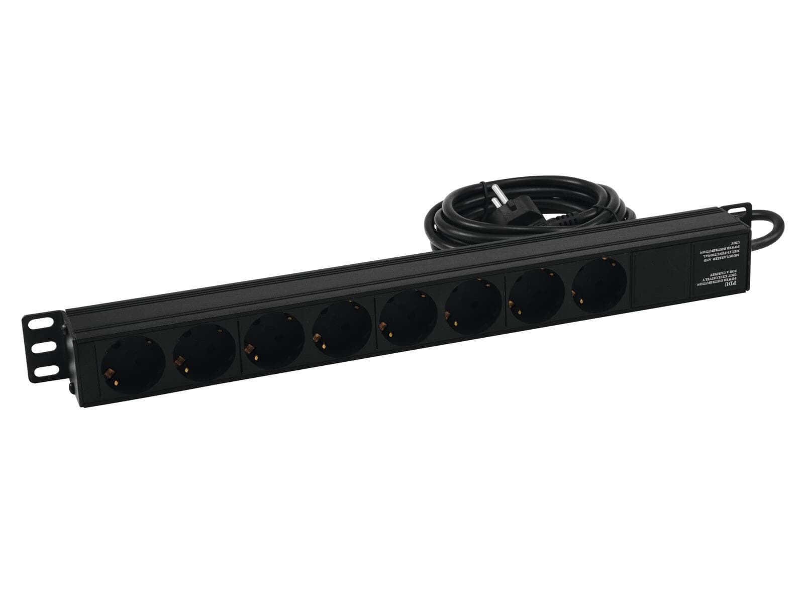 EUROLITE Distribuzione R19-8 1U nera 2.7m - 30240215