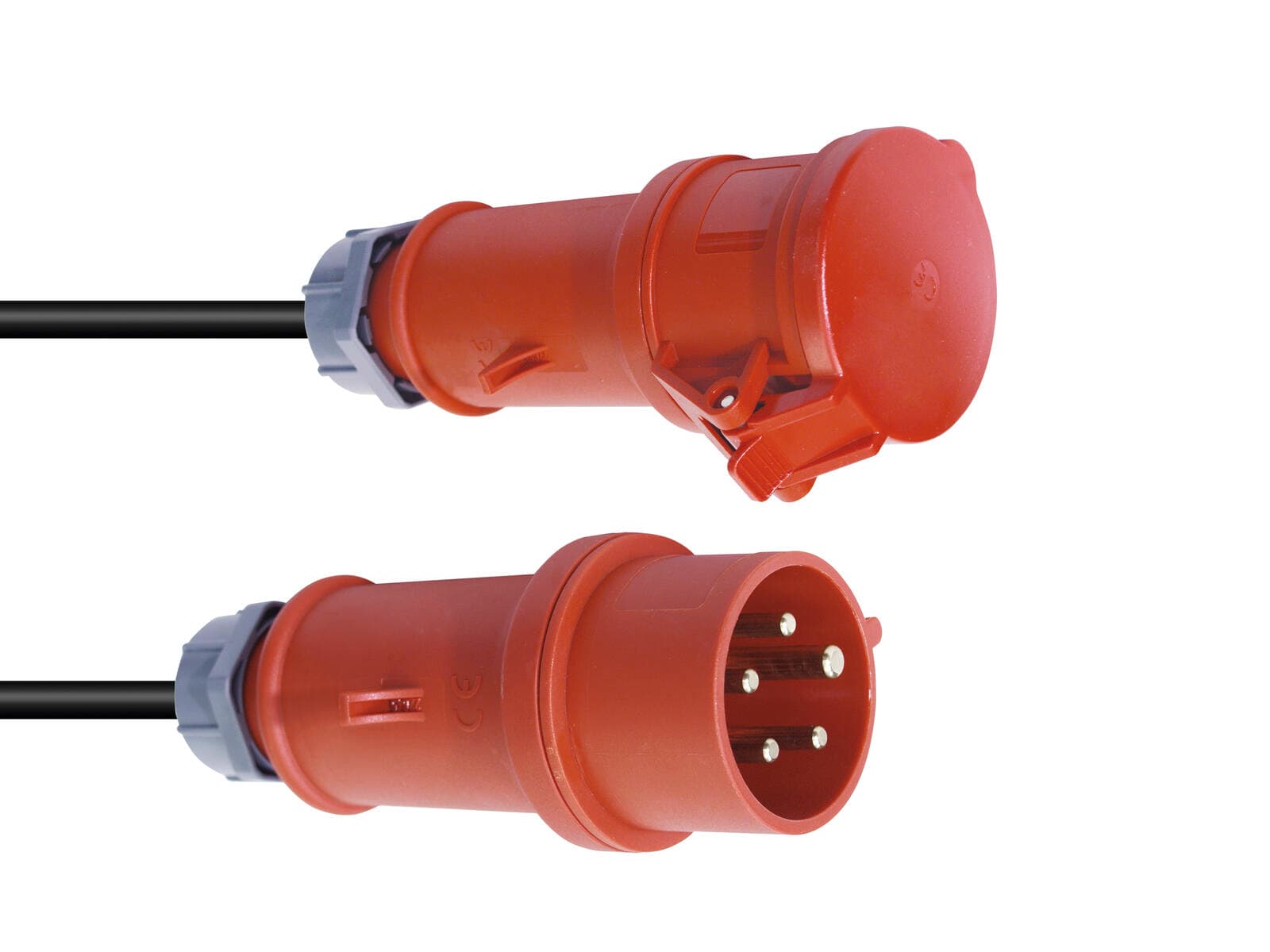 PSSO Prolunga CEE 16A 5x2.5 10m rossa - 30245620