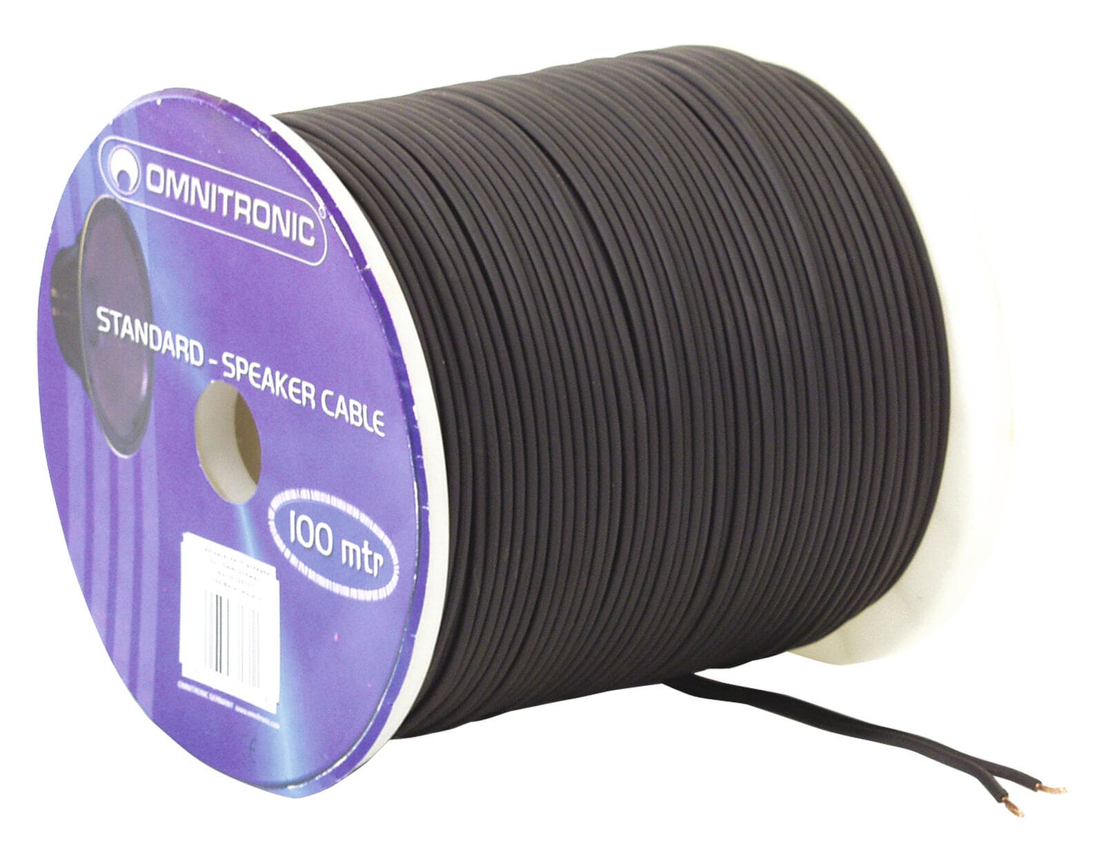 OMNITRONIC Cavo per altoparlanti 2x1.5 100m bk - 30300501