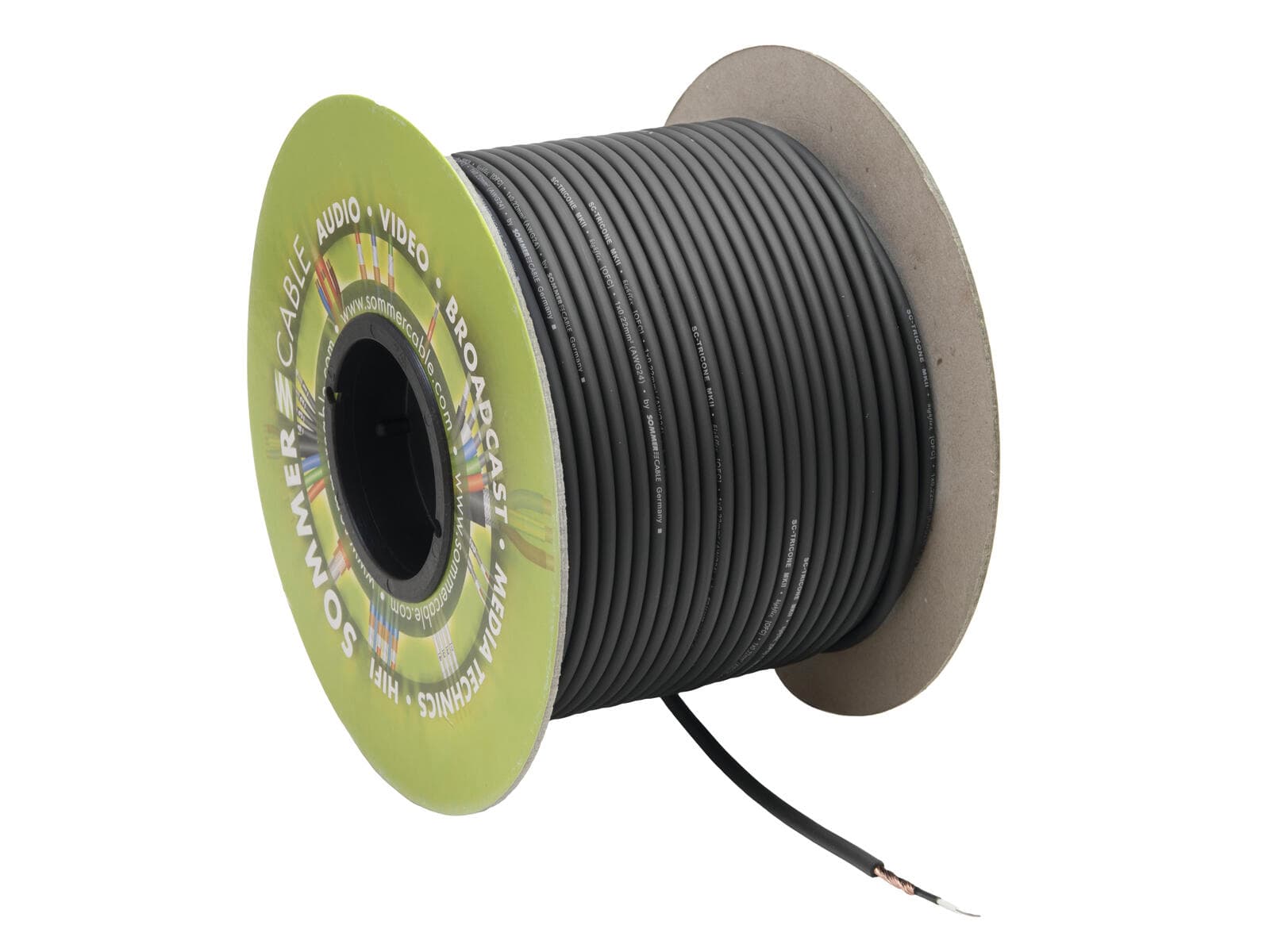 SOMMER CABLE Cavo per strumenti 100m nero Tricone MKII - 30300714