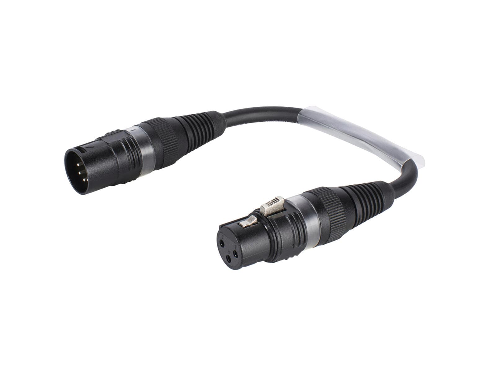 SOMMER CABLE Cavo adattatore XLR a 3 pin(F)/XLR a 5 pin(M) 0.15m - 3030741T