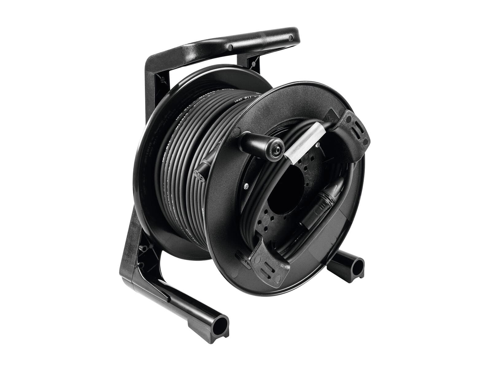 PSSO Avvolgicavo DMX XLR 30m bk Neutrik 2x0.22 - 3030745H