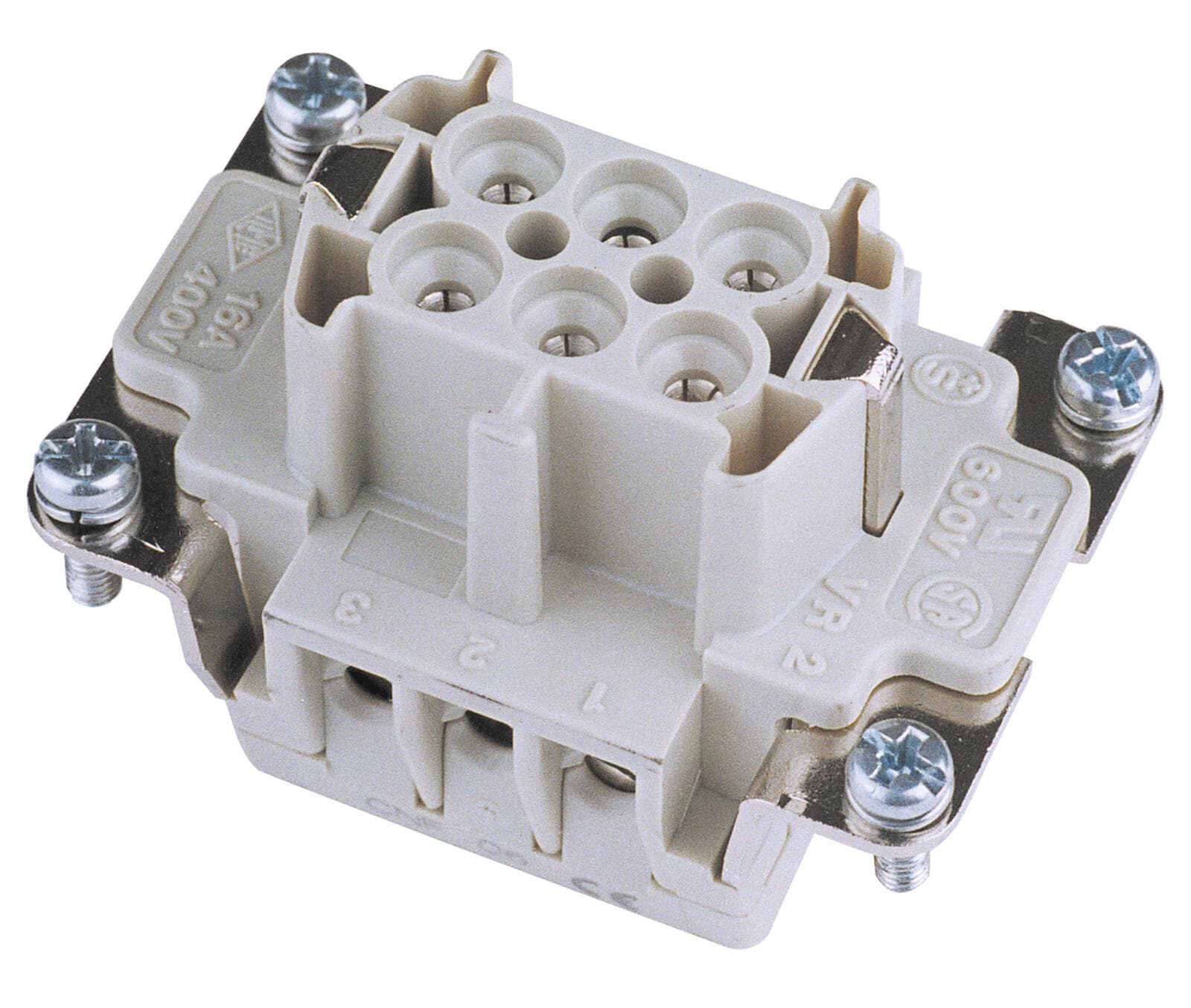 ILME Inserto presa 6-pin 16A, morsetto a vite - 30350350