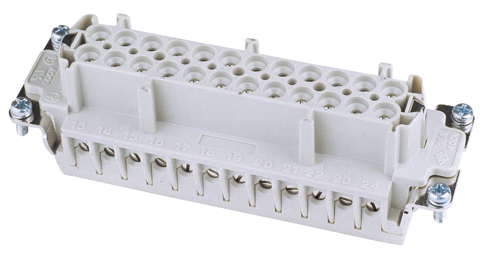 ILME Inserto presa 24 pin 16A, morsetto a vite - 30351500