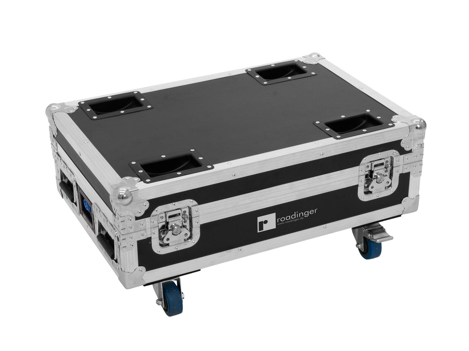 ROADINGER Flightcase per 4 AKKU BAR-6 Glow QCL Flex QuickDMX con funzione di ricarica - 31005137