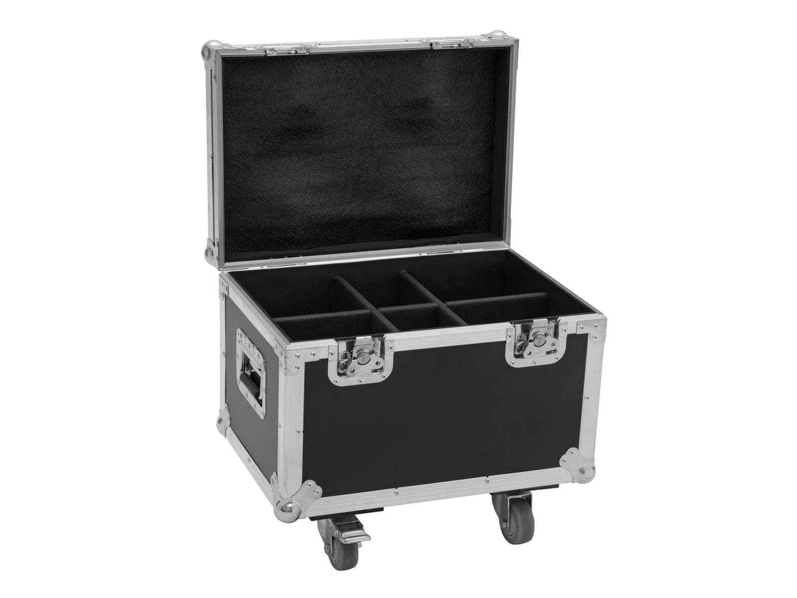 ROADINGER Flightcase per 4 LED TMH-13/17/S30/W36 con ruote - 31005185