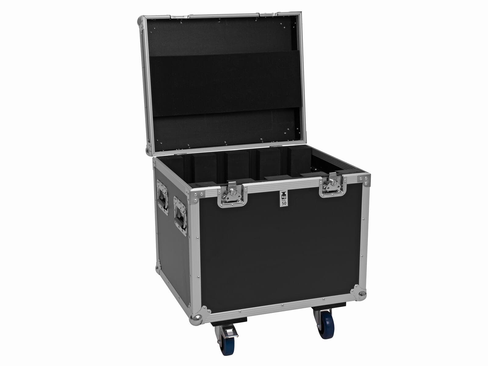 ROADINGER Flightcase per 4 pannelli a matrice di pixel 5x5 RGB/WW con ruote - 31005257