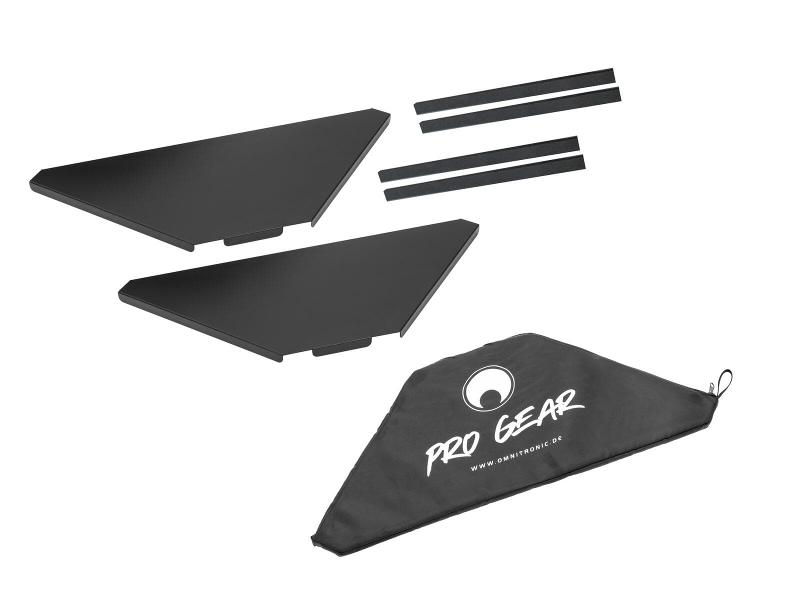 OMNITRONIC Piastre angolari con custodia per stand DJ mobile - 32000028