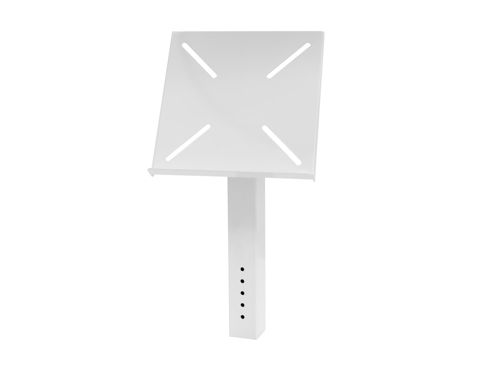 OMNITRONIC Supporto per laptop per tavolo per eventi BOOZ bianco - 32000086