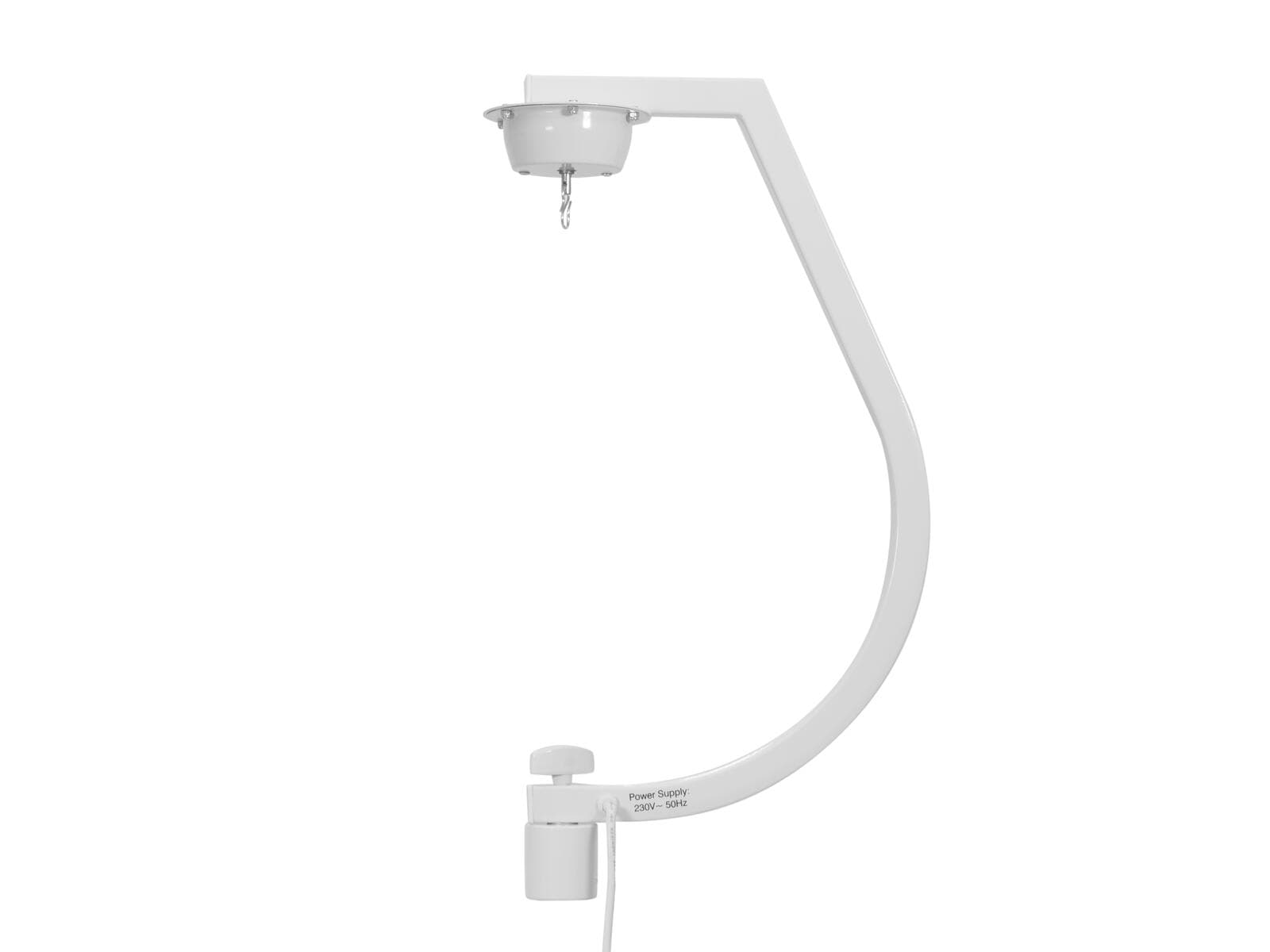 EUROLITE Supporto da stativo con motore per sfere a specchi fino a 30cm bianco - 50301015