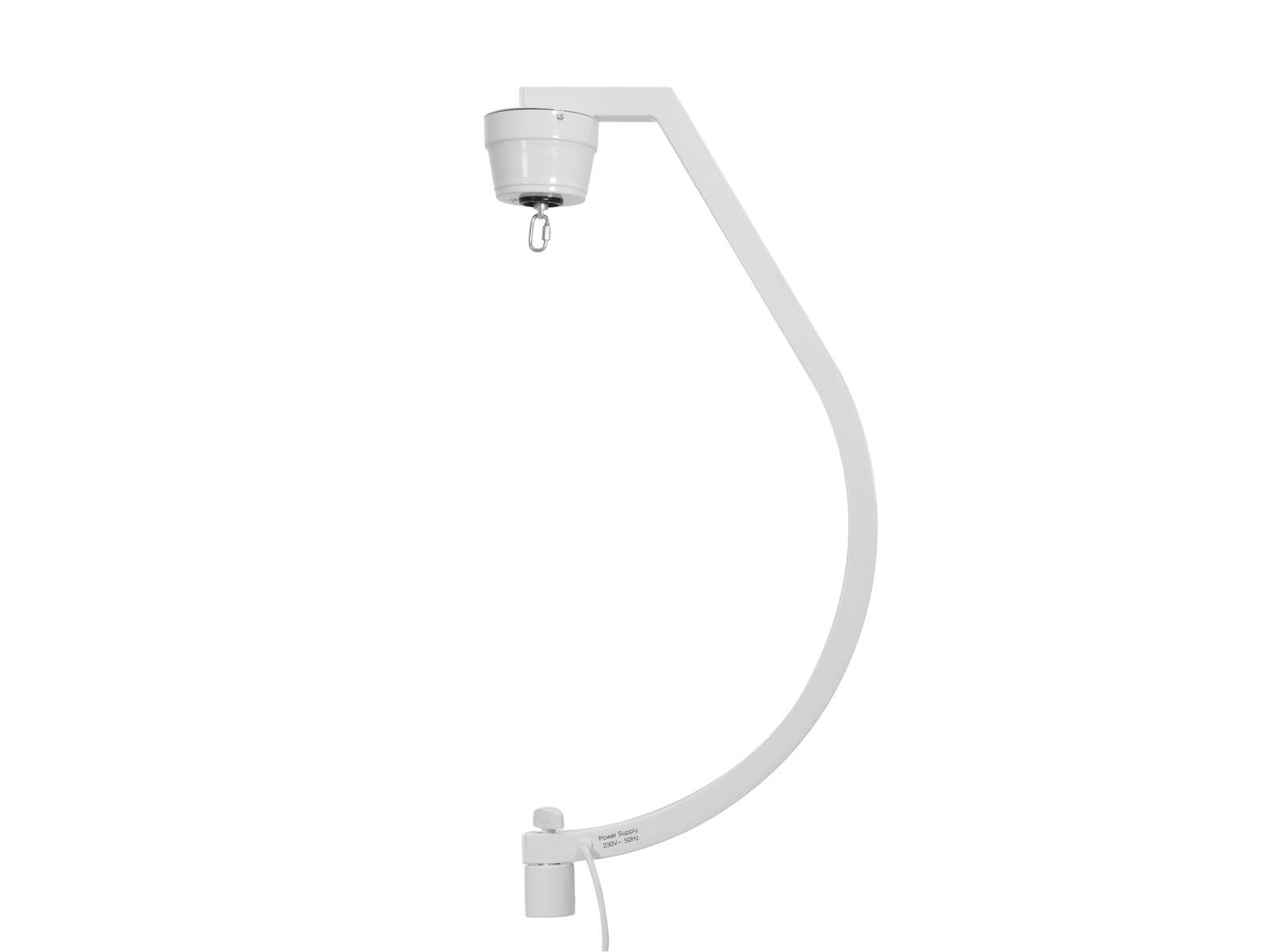 EUROLITE Supporto da stativo con motore per sfere a specchi fino a 50cm bianco + collegamento rapido - 50301025