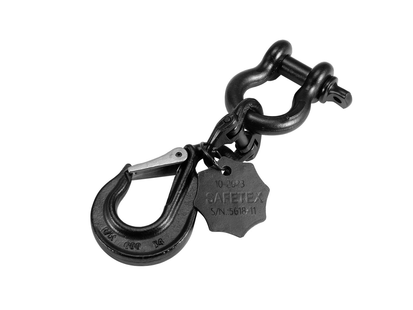 SAFETEX Unità di sospensione universale 22cm nero anodizzato WLL2000kg - 50301626