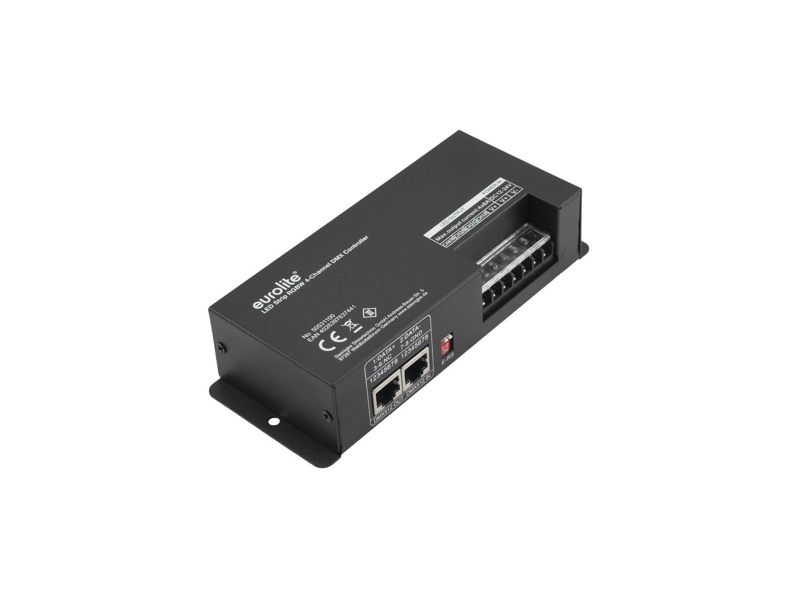 EUROLITE LED Strip RGBW Controller DMX a 4 canali - 50531100