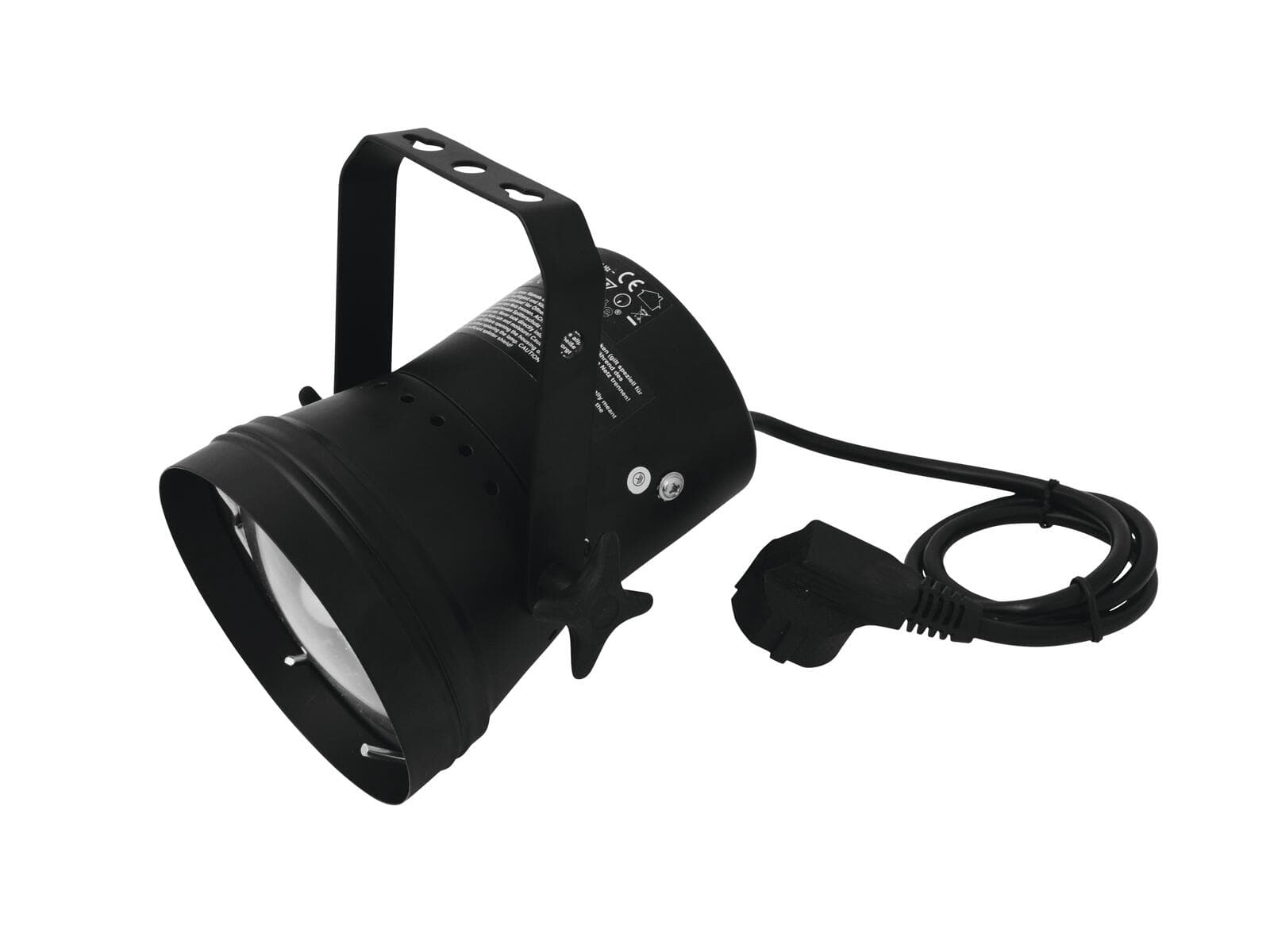 EUROLITE T-36 Pinspot con spina, nero - 50800365