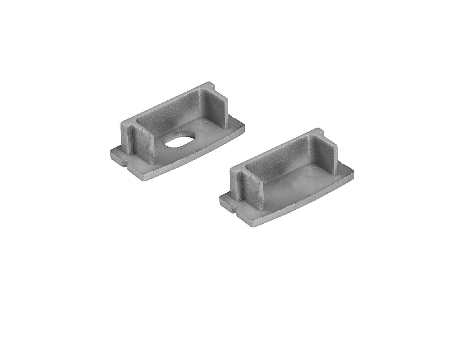 EUROLITE Tappi terminali per profilo a U 20mm, argento - 51210867