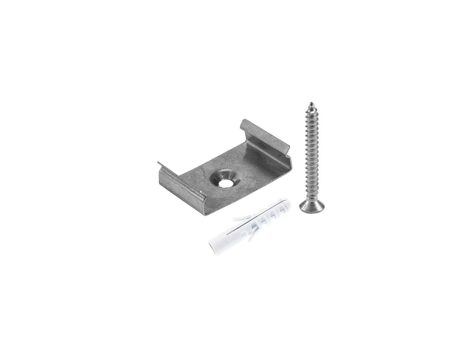 EUROLITE Staffa di fissaggio per profilo a U 20mm, metallo - 51210868