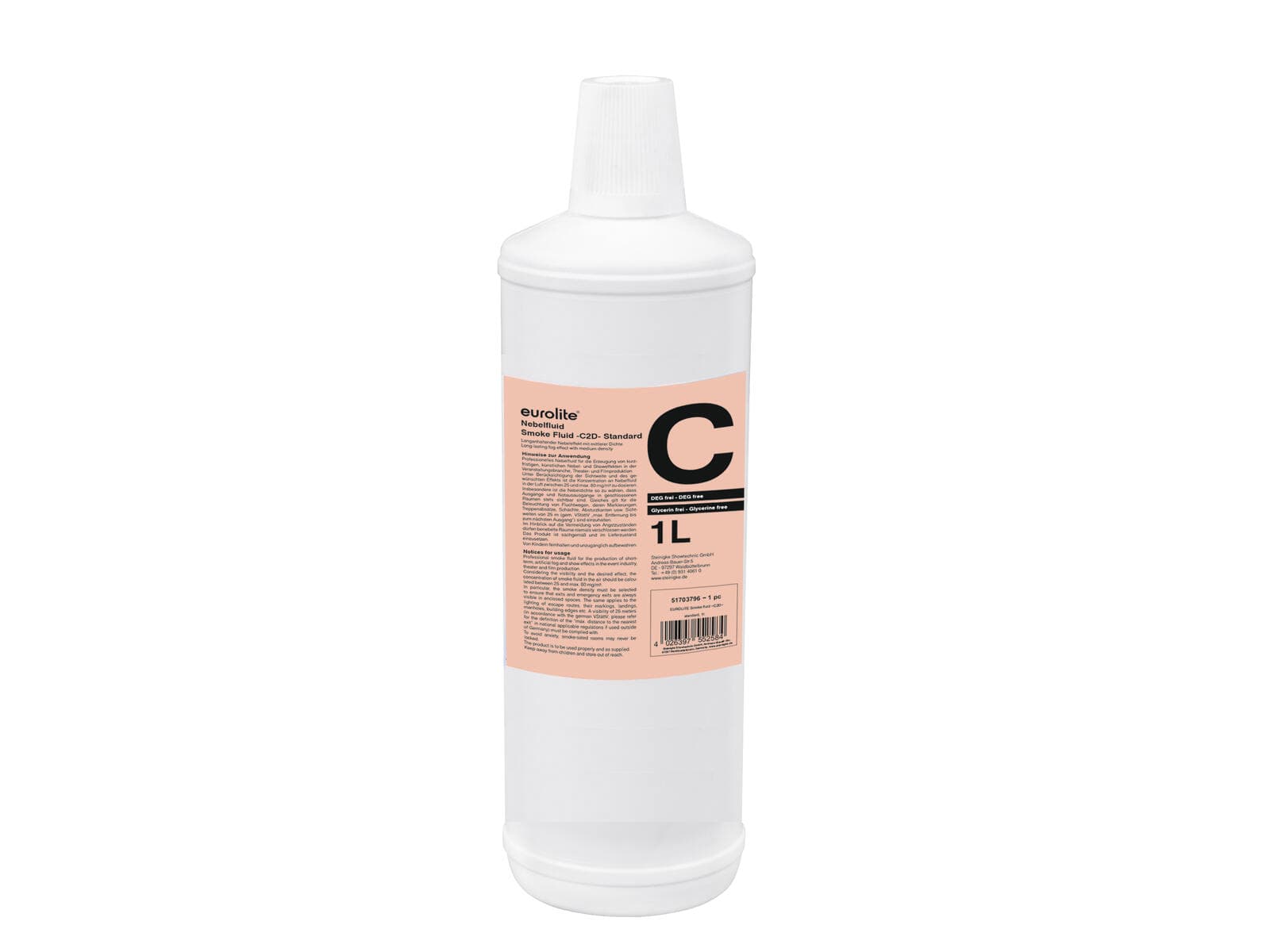 EUROLITE SMOKE FLUID -C2D- Standard, liquido per fumo da 1 l - 51703796