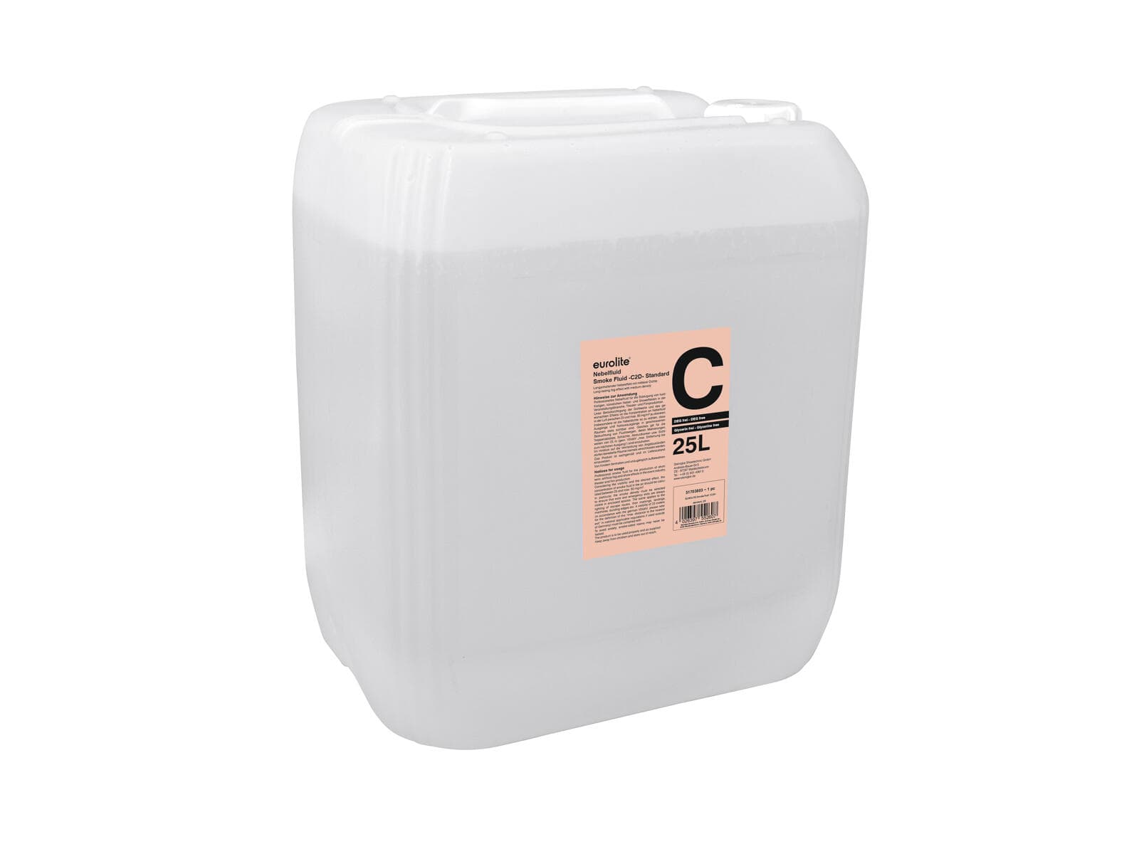 EUROLITE SMOKE FLUID -C2D- Standard, liquido per fumo da 25 l - 51703803