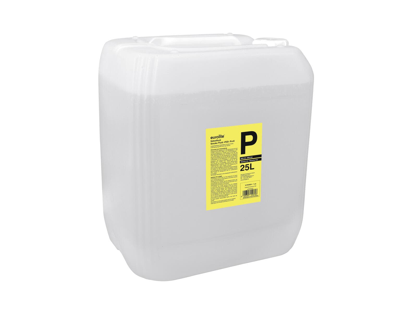 EUROLITE SMOKE FLUID -P2D- Professional, liquido per fumo da 25 l - 51703834