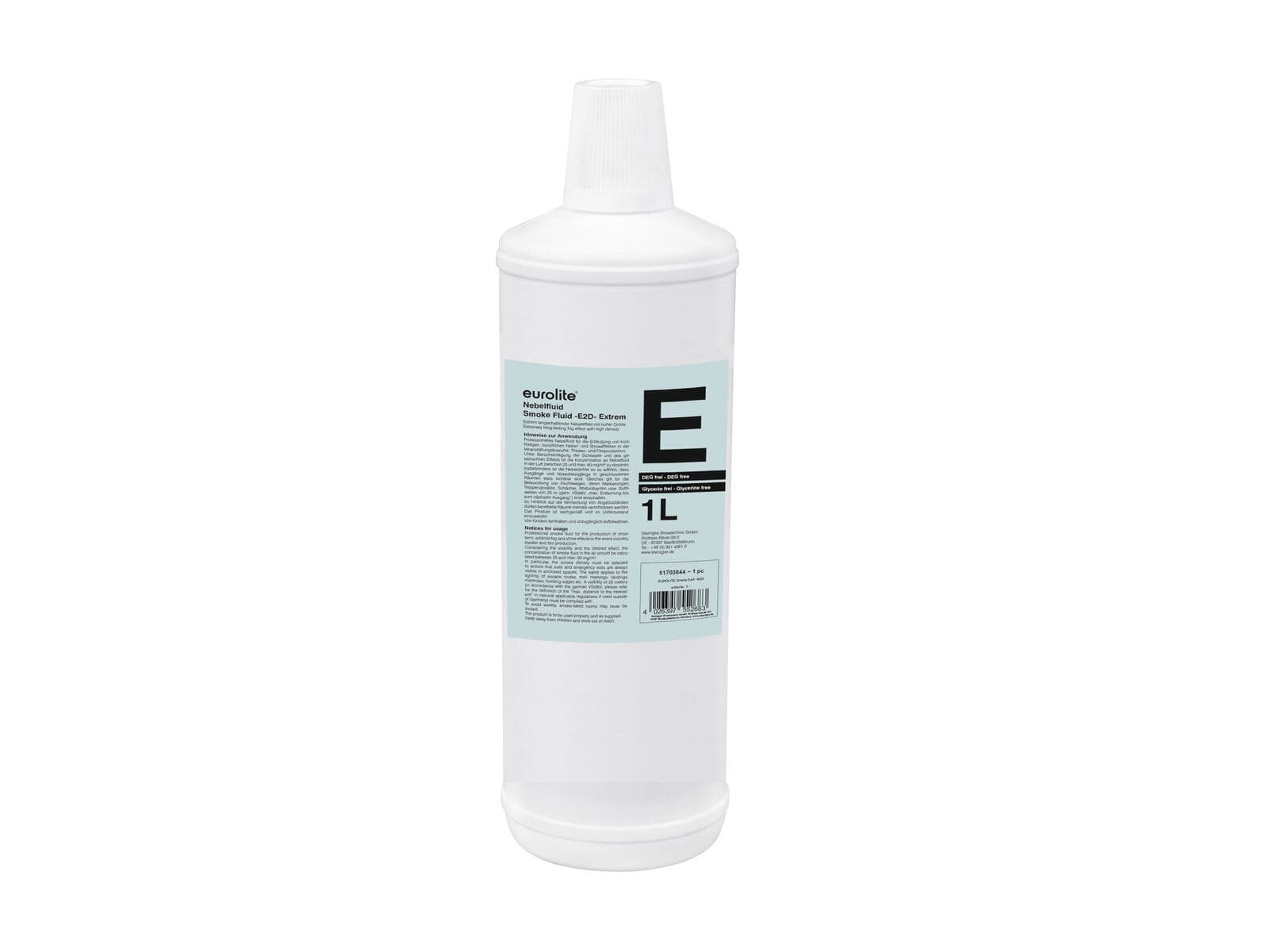 EUROLITE SMOKE FLUID -E2D- Extreme, liquido per fumo da 1 l - 51703844
