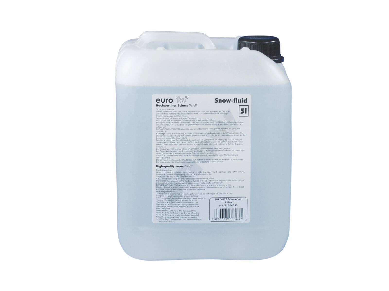 EUROLITE Snow Fluid HD, 5l - 51706350