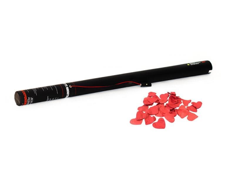 TCM FX Cannone elettrico per coriandoli 80cm, cuori rossi - 51708590