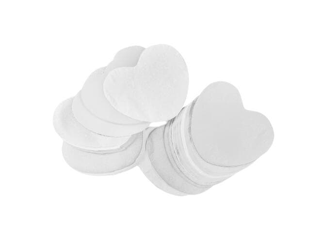 TCM FX Confetti a caduta lenta a forma di cuore 55x55mm, bianco, 1kg - 51709200