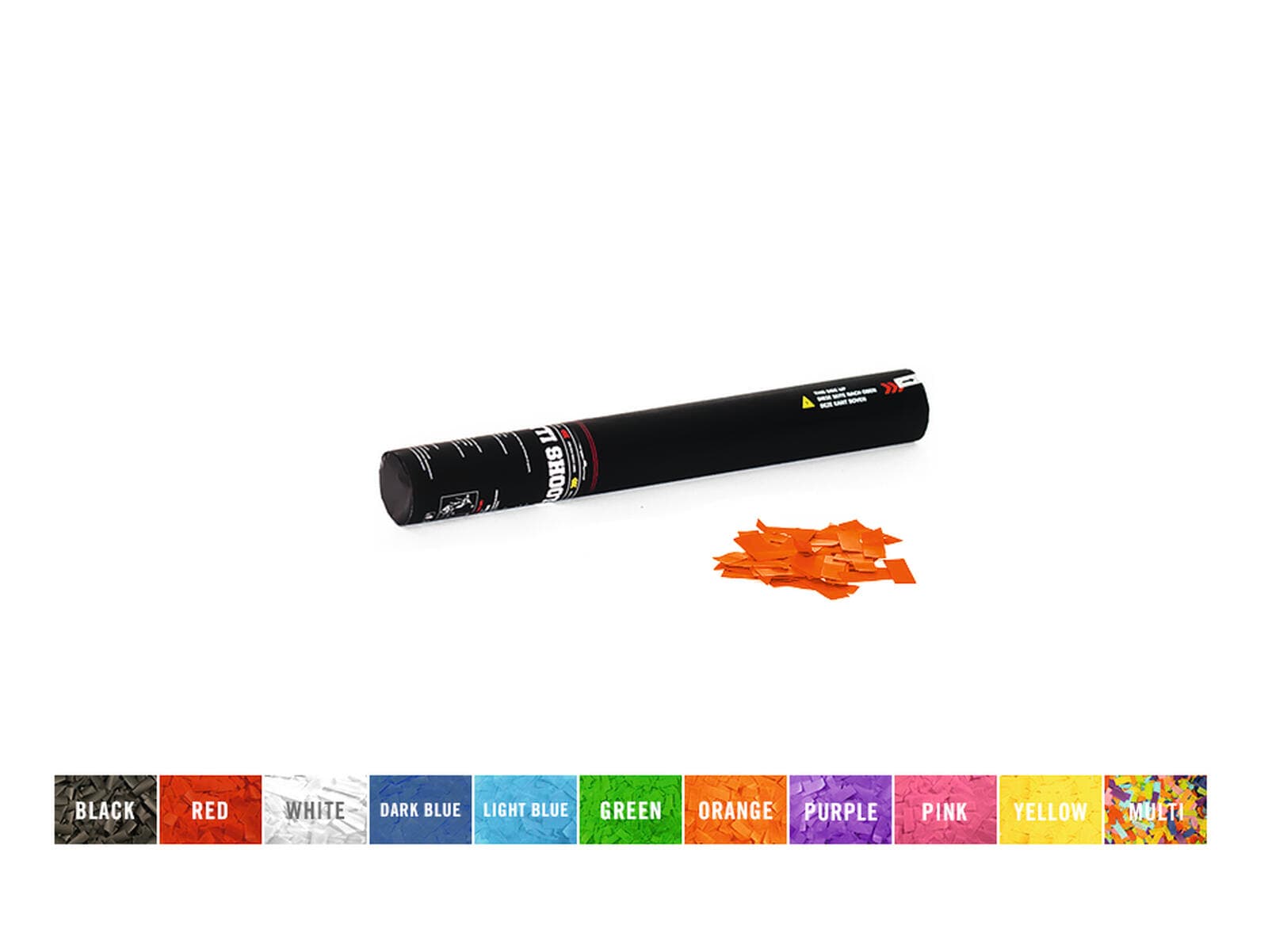TCM FX Cannone spara-coriandoli manuale 50cm, arancione - 51709862
