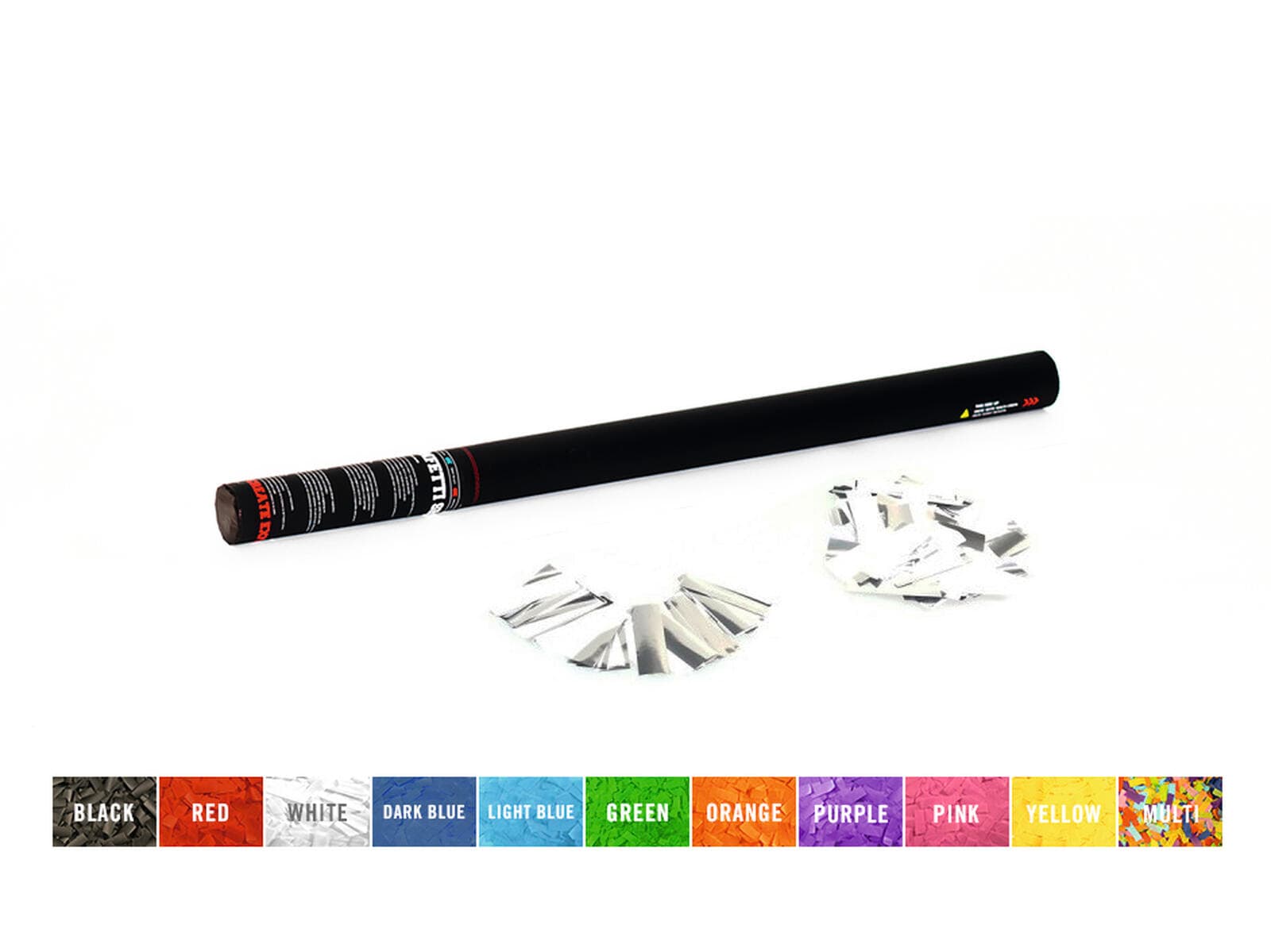 TCM FX Cannone manuale per coriandoli 80cm, bianco/argento - 51709952