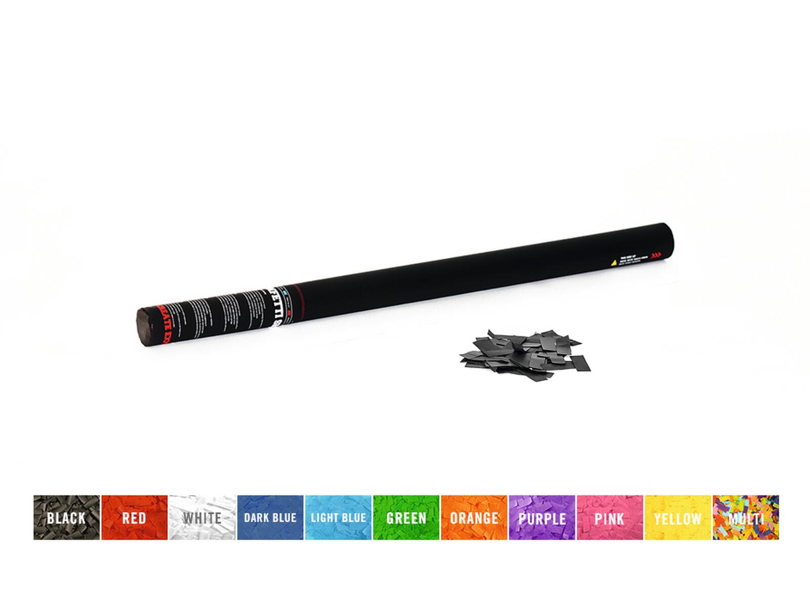 TCM FX Cannone manuale per coriandoli 80cm, nero - 51709954