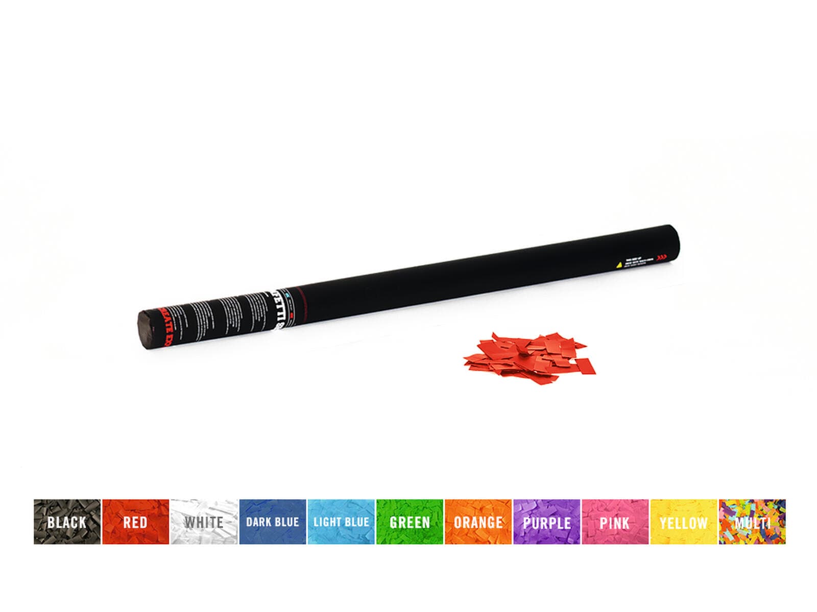 TCM FX Cannone manuale per coriandoli 80cm, rosso - 51709956