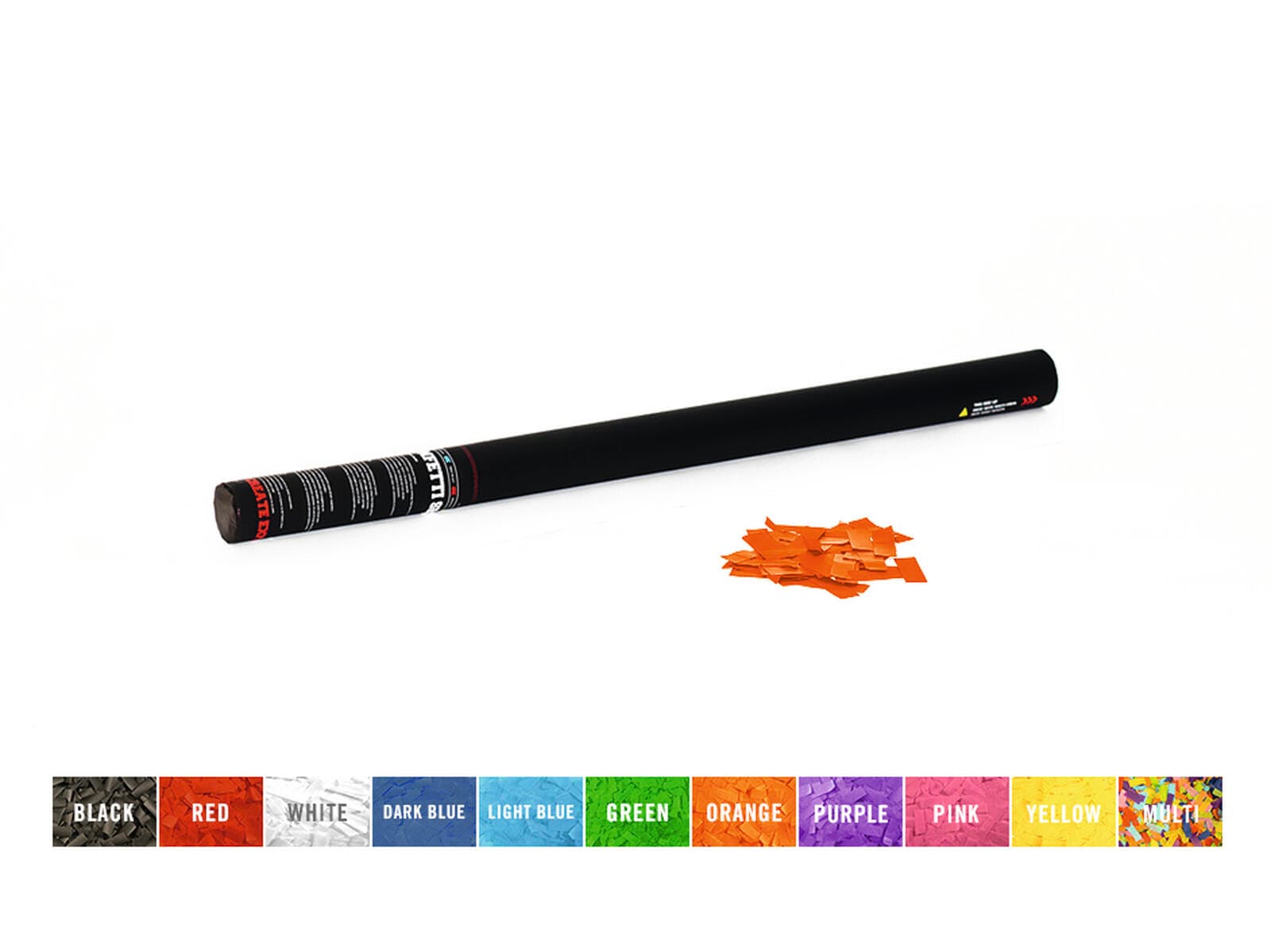 TCM FX Cannone manuale per coriandoli 80cm, arancione - 51709962