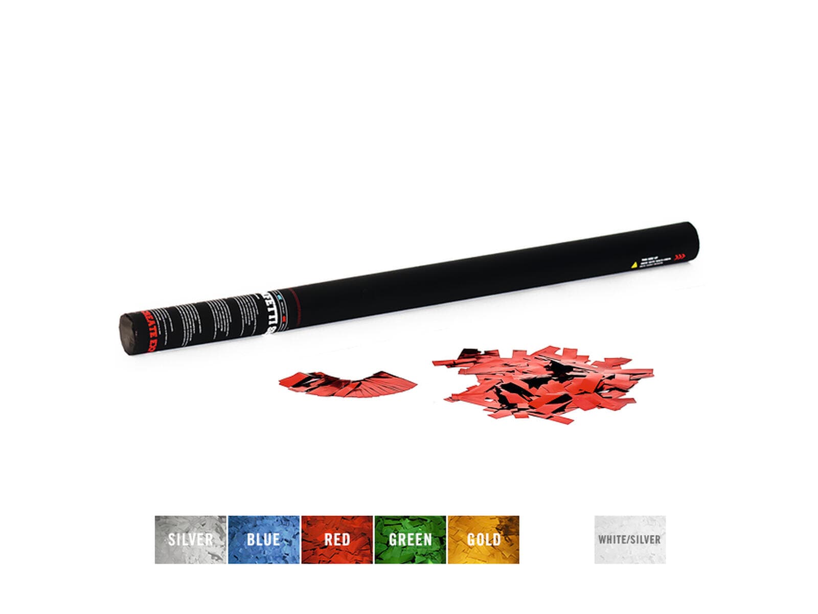TCM FX Cannone manuale per coriandoli 80cm, rosso metallizzato - 51709980