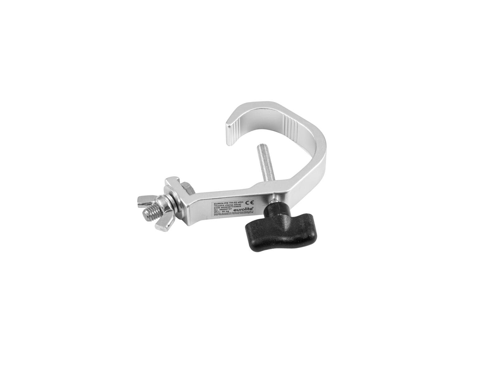 EUROLITE TH-22 Morsetto teatrale Slim argento - 58000737