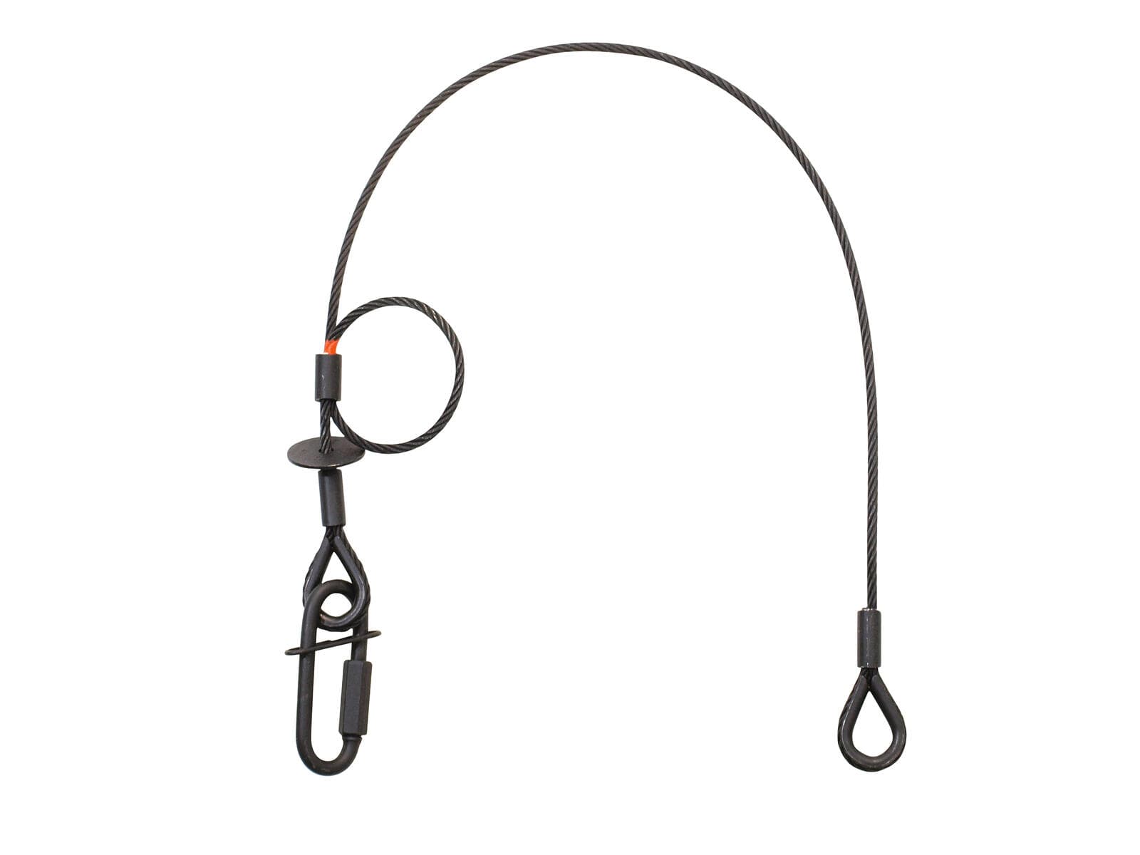 SAVEKING Cavo di sicurezza 4x600 nero - 58010260