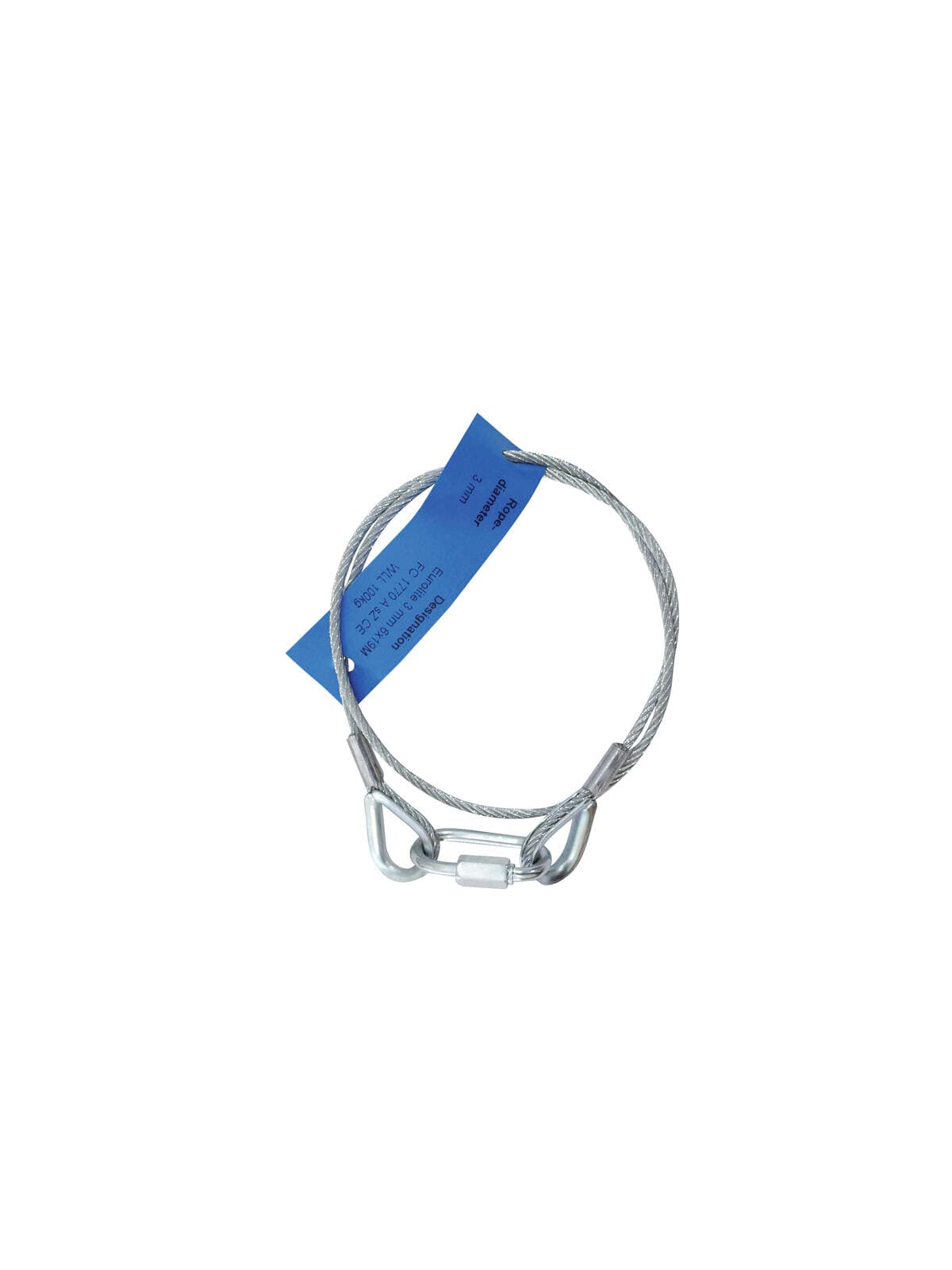 EUROLITE Safety Bond AG-5 3x600mm fino a 5kg, argento - 58010360