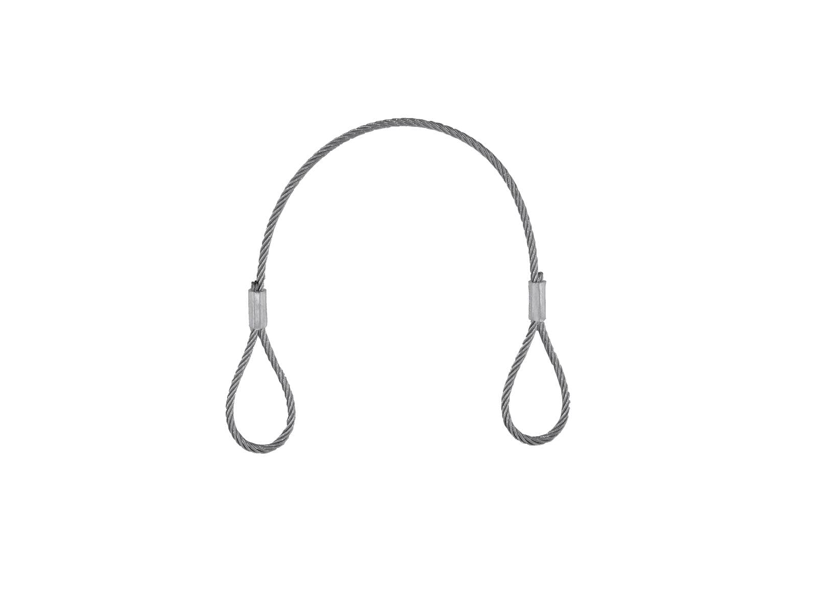 EUROLITE Fune in acciaio (SC) 400x3mm, argento - 58010407