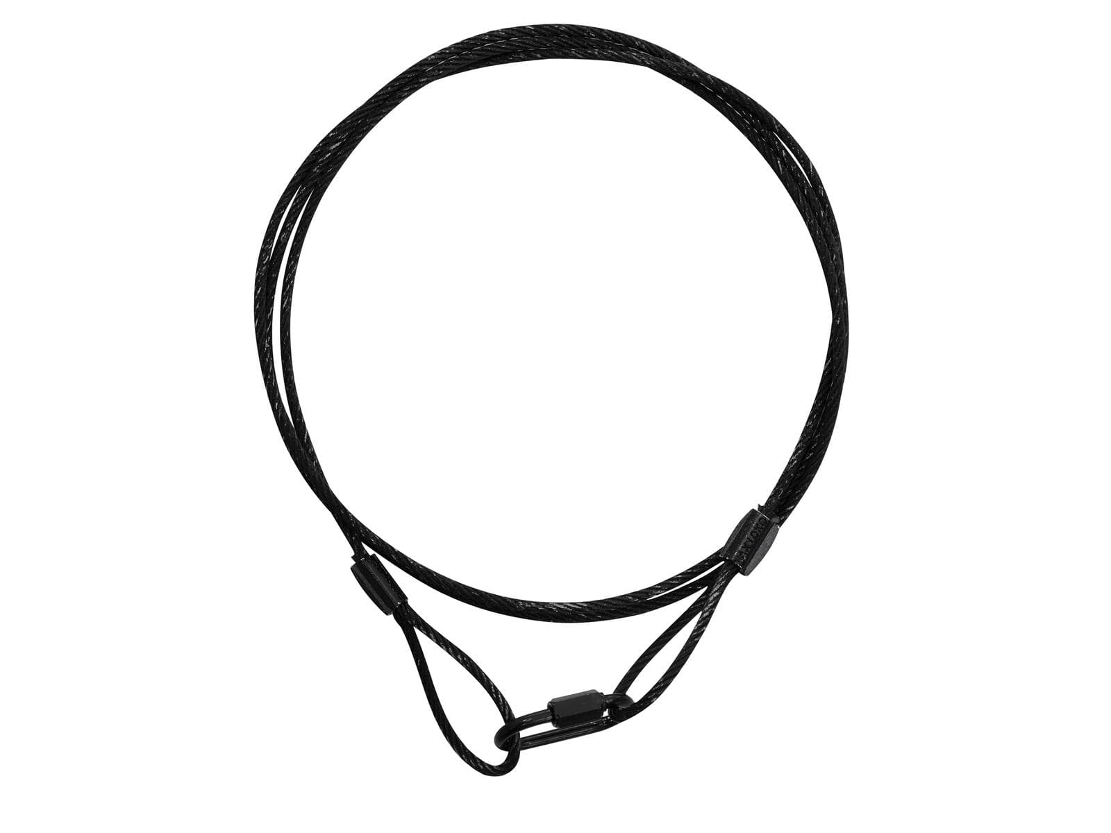 EUROLITE Fune in acciaio (SC) 900x3mm, nera - 58010413