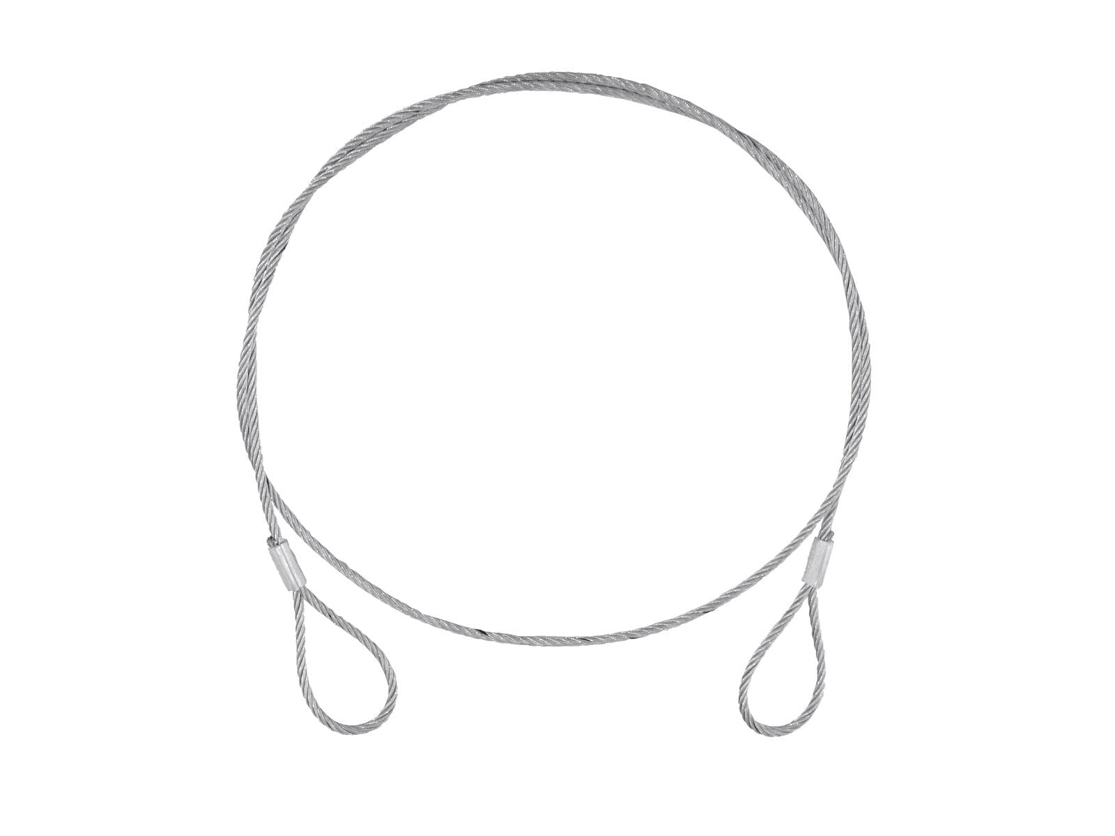 EUROLITE Fune in acciaio (SC) 900x4mm, argento - 58010435