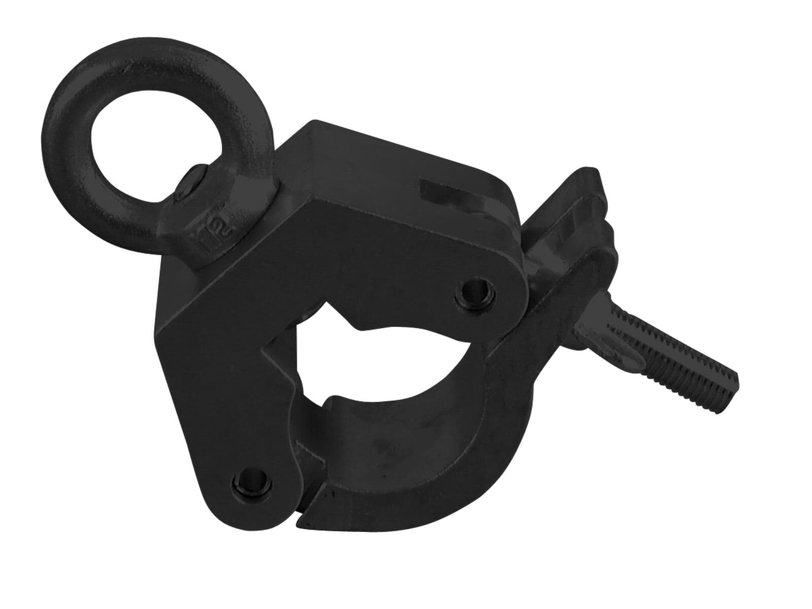 EUROLITE TPC-51S Morsetto con anello di fissaggio, nero - 59006849