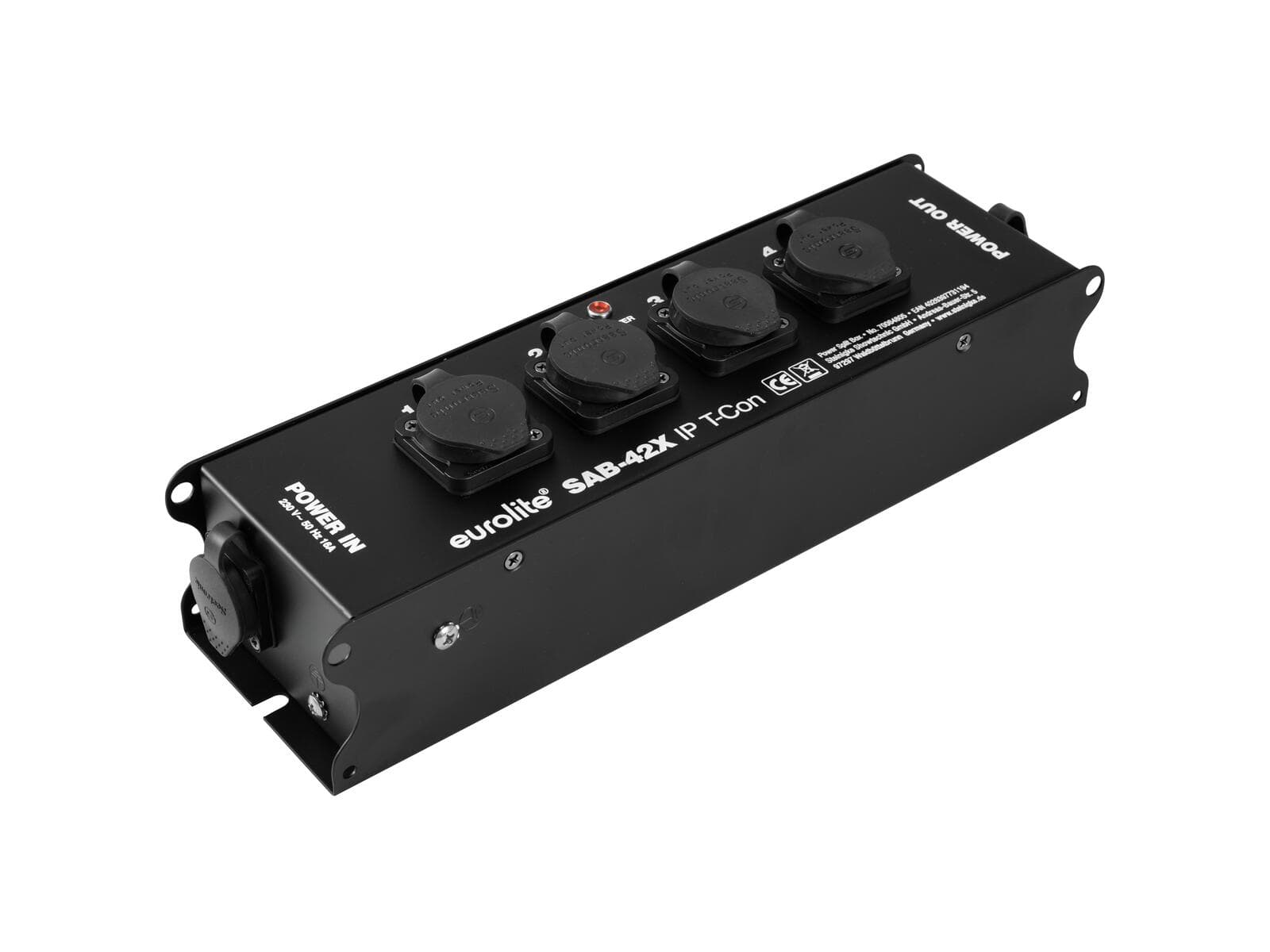 EUROLITE SAB-42X IP T-Con Quadro di distribuzione dell'alimentazione - 60003765