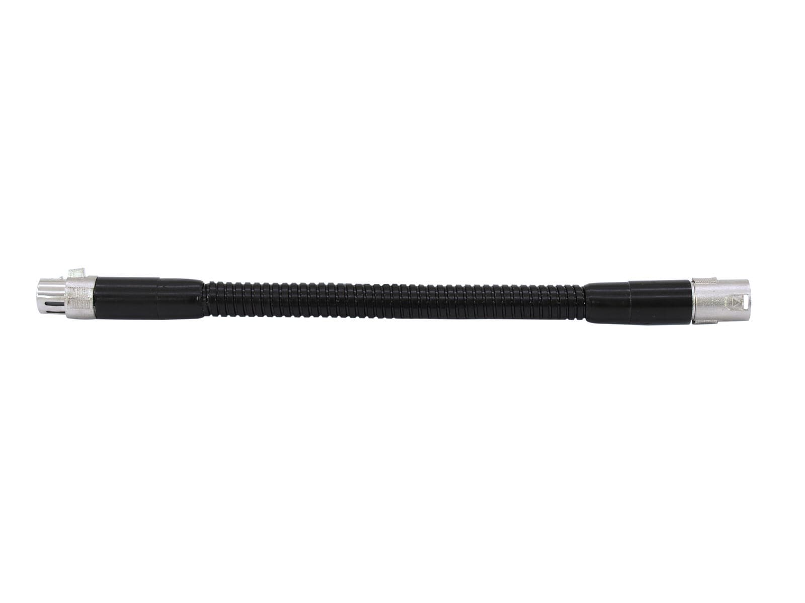 OMNITRONIC Gooseneck nero XLR/XLR, 47 cm - 60006105