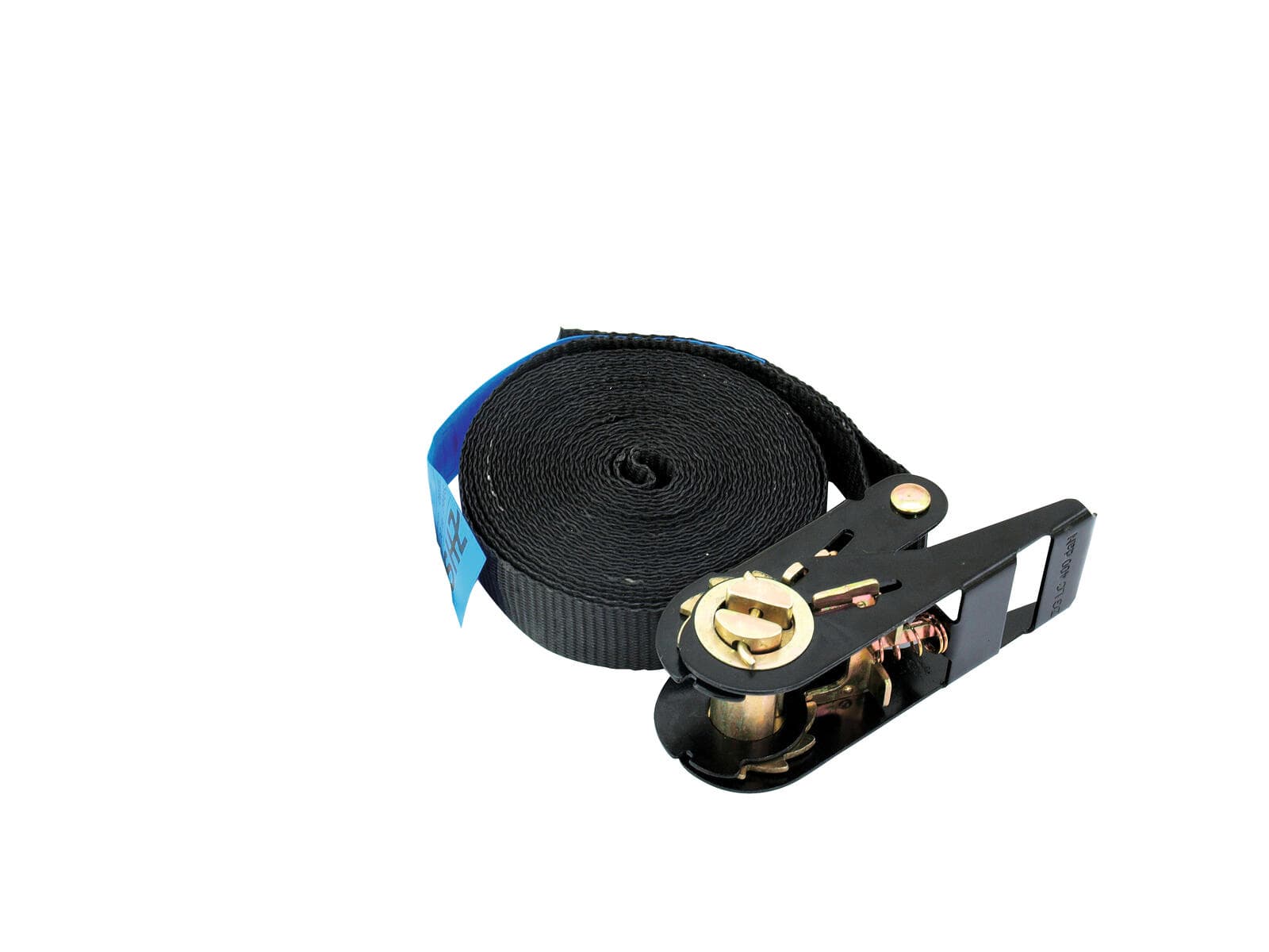 SHZ Cinghia di ancoraggio S400 con cricchetto 5m/25mm nera - 60206787