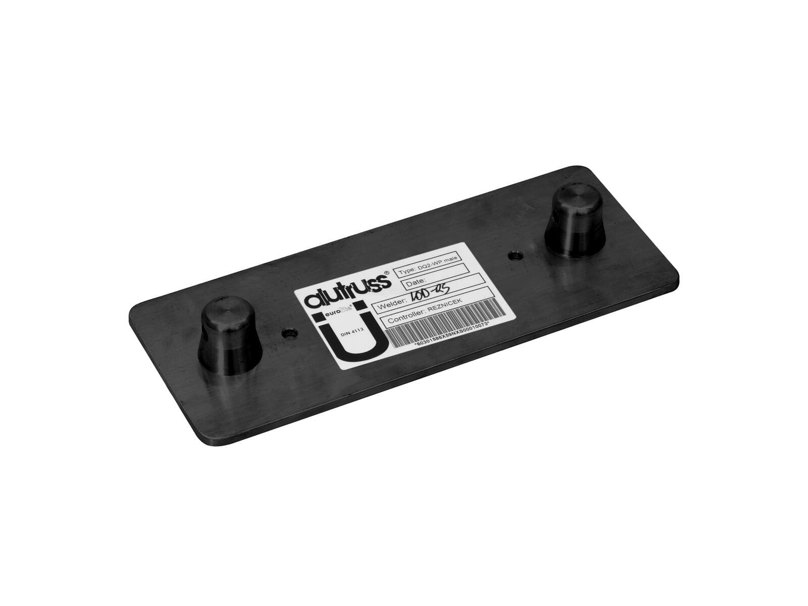 ALUTRUSS DECOLOCK DQ2-WPM Piastra per montaggio a parete MASCHIO nera - 60300171