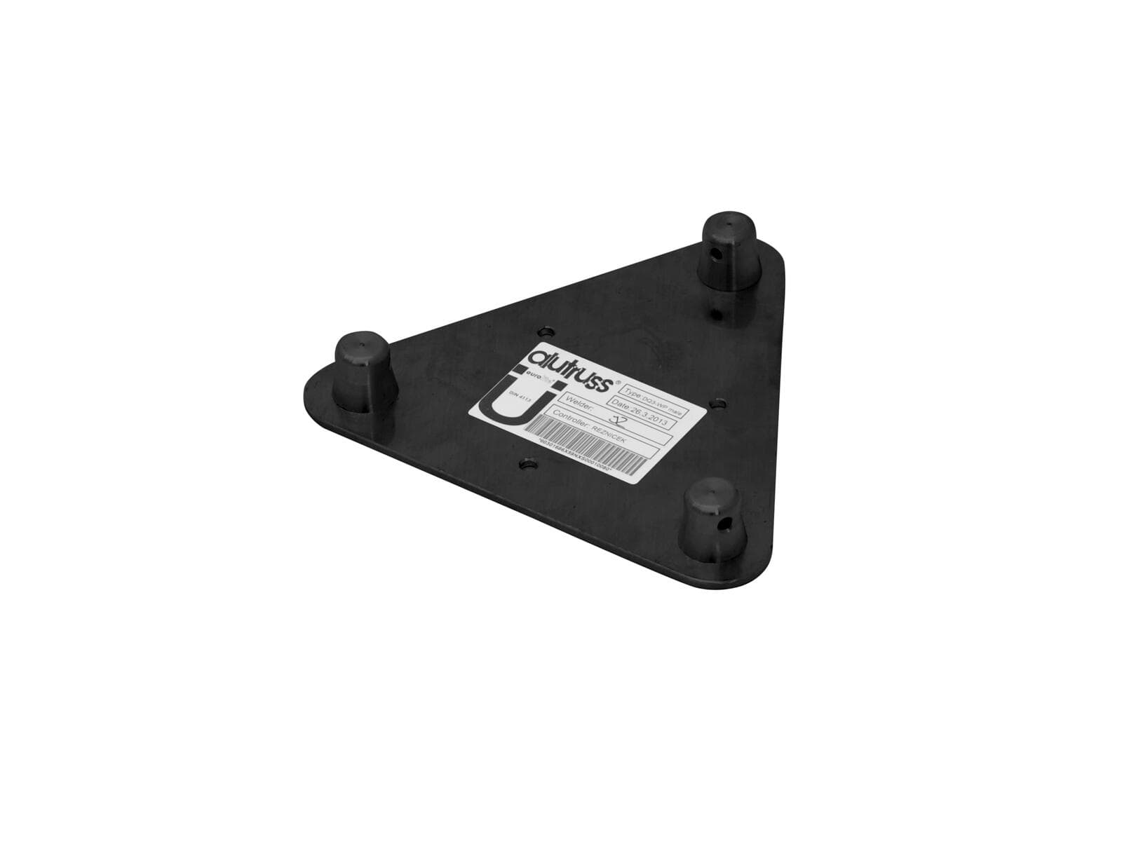 ALUTRUSS DECOLOCK DQ3-WPM piastra per montaggio a parete maschio nera - 60301688