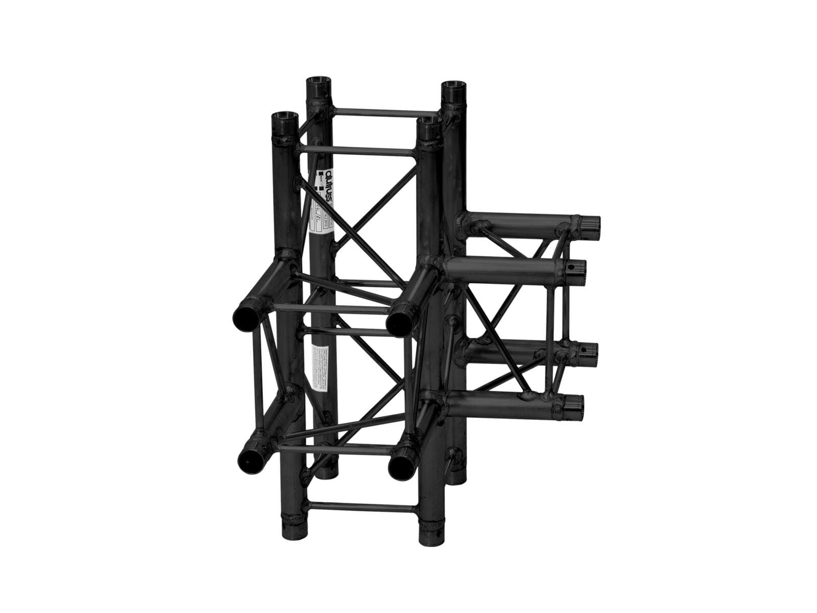 ALUTRUSS DECOLOCK DQ4-SPAT42 Raccordo a T a 4 vie nero - 60301826