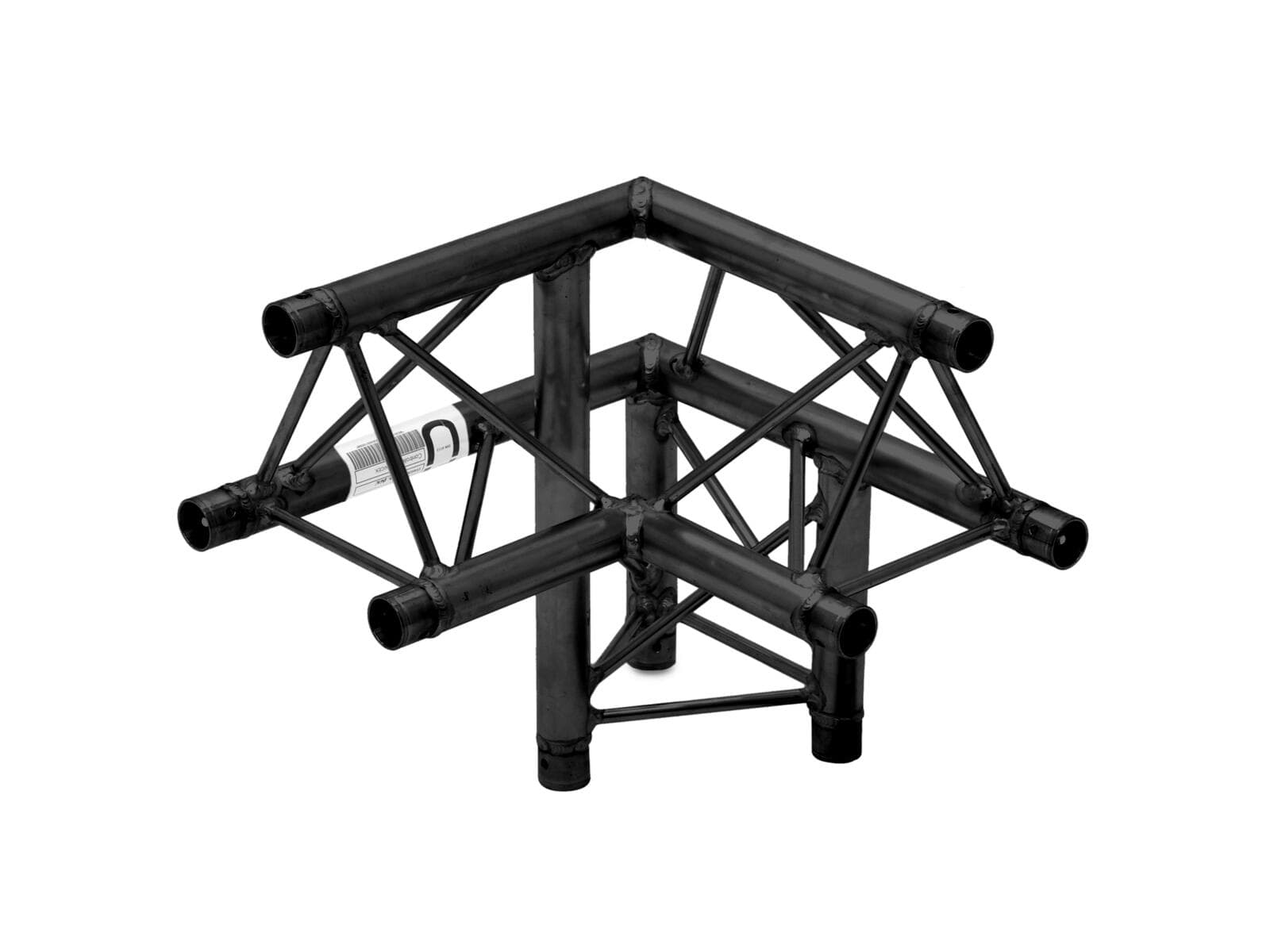 ALUTRUSS DECOLOCK DQ3-SPAL31 Angolo a 3 vie 90° nero bk - 60302031