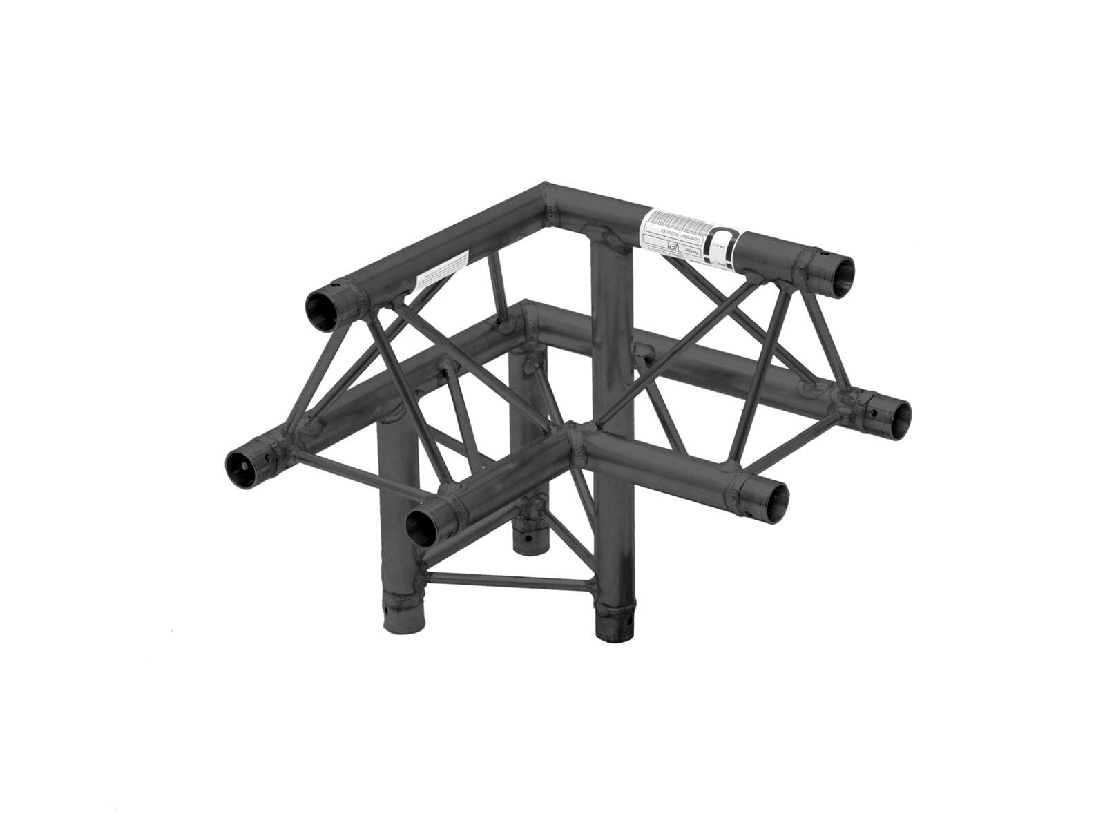 ALUTRUSS DECOLOCK DQ3-SPAL32 Angolo a 3 vie 90° nero bk - 60302032